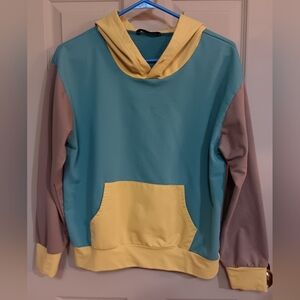 SHEIN Women's Colorblock Hoodie  - Size Medium (6)